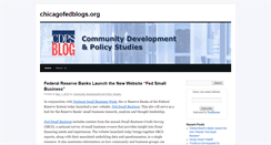 Desktop Screenshot of cdps.chicagofedblogs.org